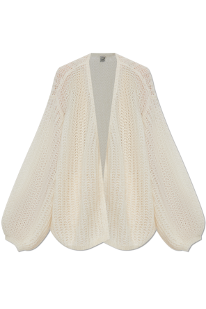 Cardigan Chic En Mohair Et Acrylique - Broderie Losanges, Sans Manches, Taille S/M, Neuf Sans étiquette